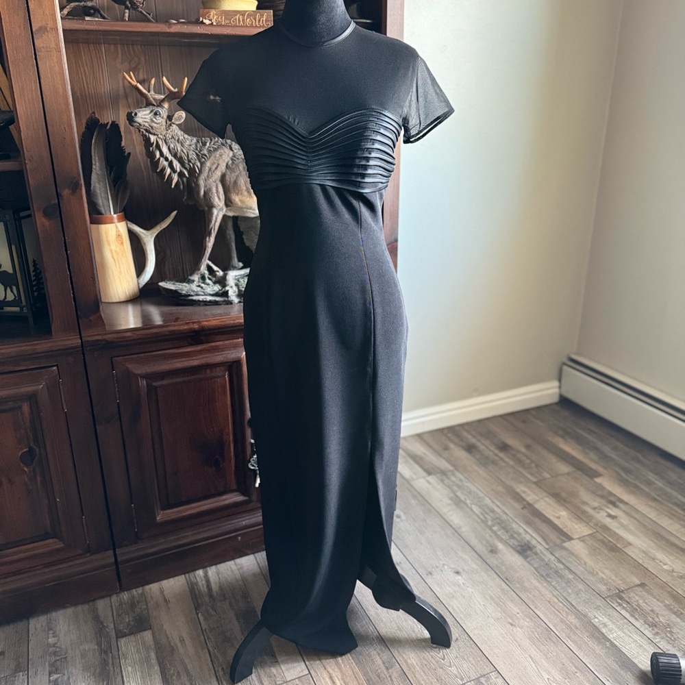 JS Collections - Chic Black Maxi Dress - 8
